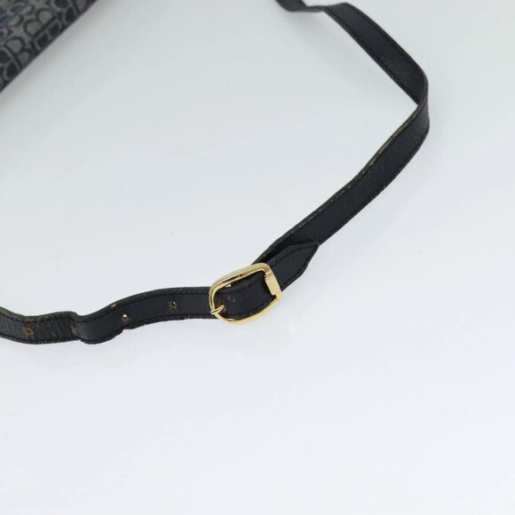 BALENCIAGA BB Shoulder Bag Canvas Navy Gold Auth bs25889 - Picture 8 of 16